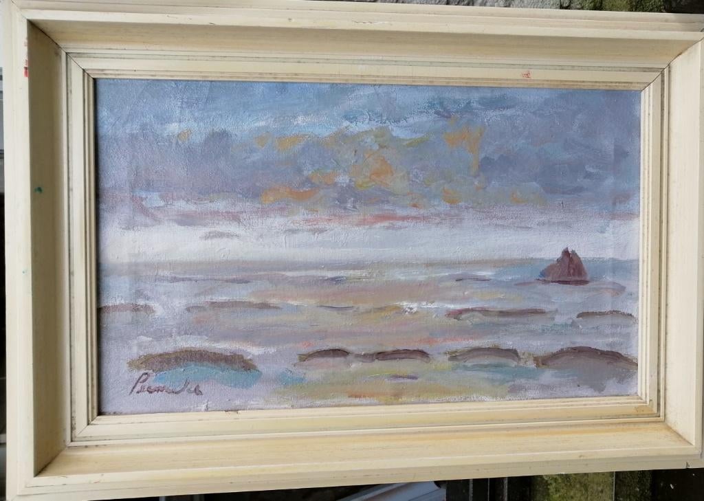 Constant Permeke '' Na middag op zee '' olieverf op doek, Verzenden