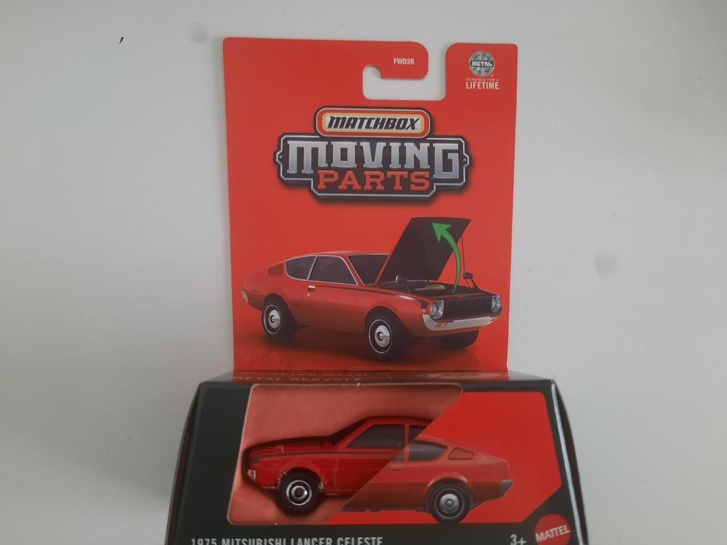 Matchbox Mitsubishi Lancer Celeste, Ophalen of Verzenden, Gebruikt, Auto
