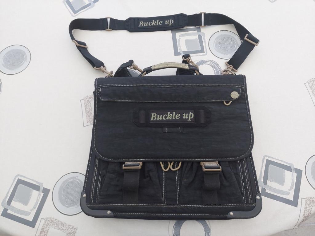 Boekentas - Buckle up, Ophalen, Gebruikt, Zwart, Aktetas of Boekentas