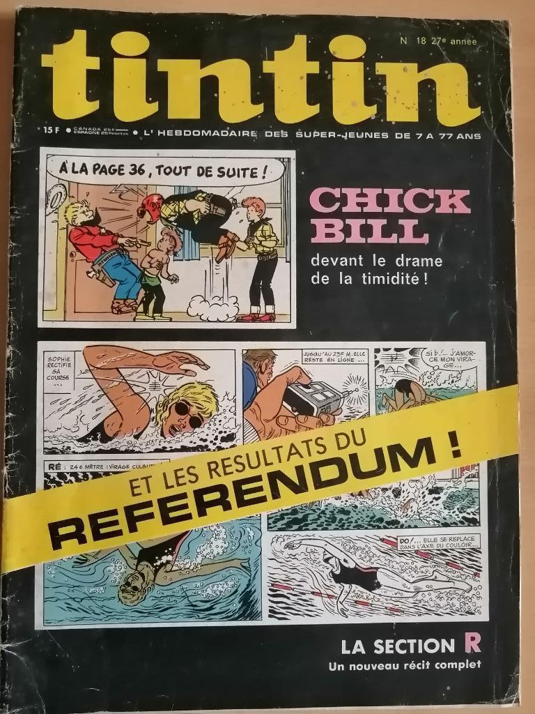 Le journal de Tintin numéro 18 - 4 mai 1972, Enlèvement ou Envoi, Journal