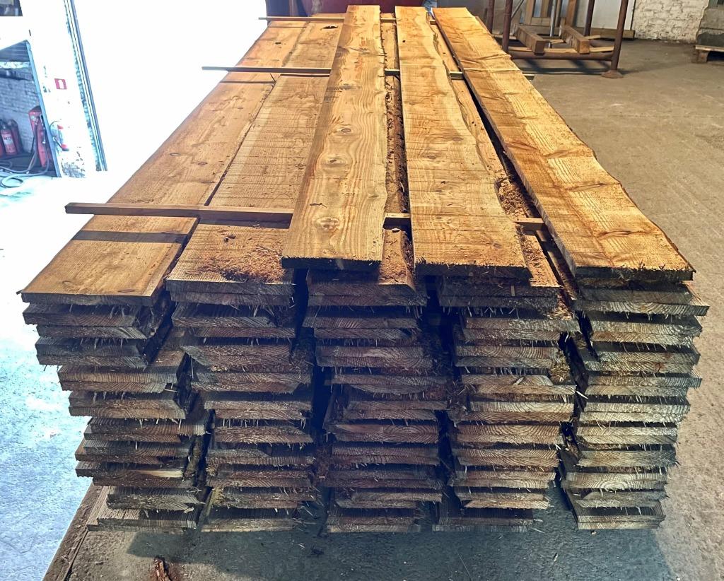 Schorsplanken I Potdekselen I Schaaldelen in douglas, Doe-het-zelf en Bouw, Hout en Planken, Minder dan 25 mm, Nieuw, Ophalen of Verzenden
