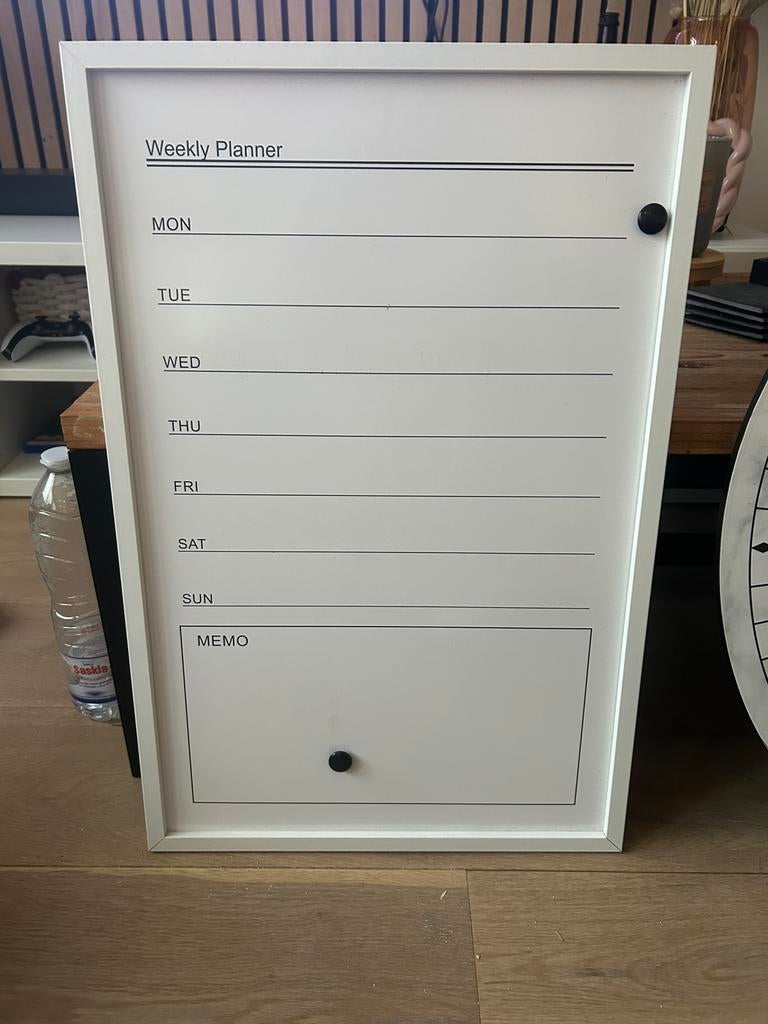 Week planner te koop, Ophalen, Zo goed als nieuw, Magneetbord