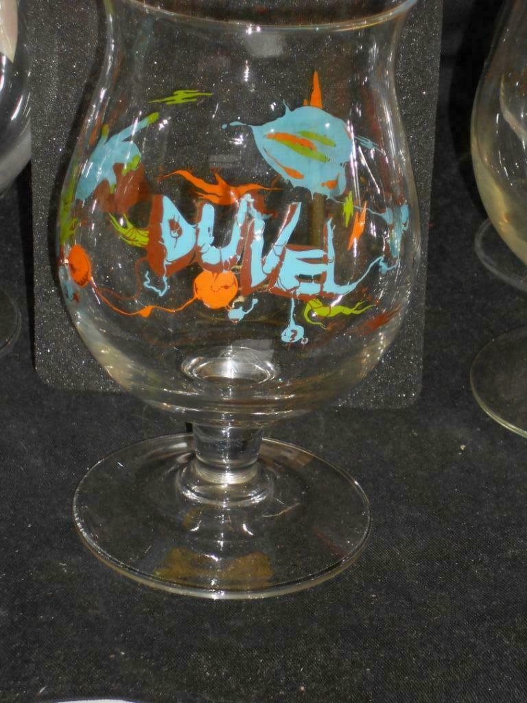 Duvel Collectie.Sorgi.Apero.Tulpglas.Gouden Logo.D 98, Collections, Marques de bière, Enlèvement ou Envoi, Comme neuf, Verre ou Verres