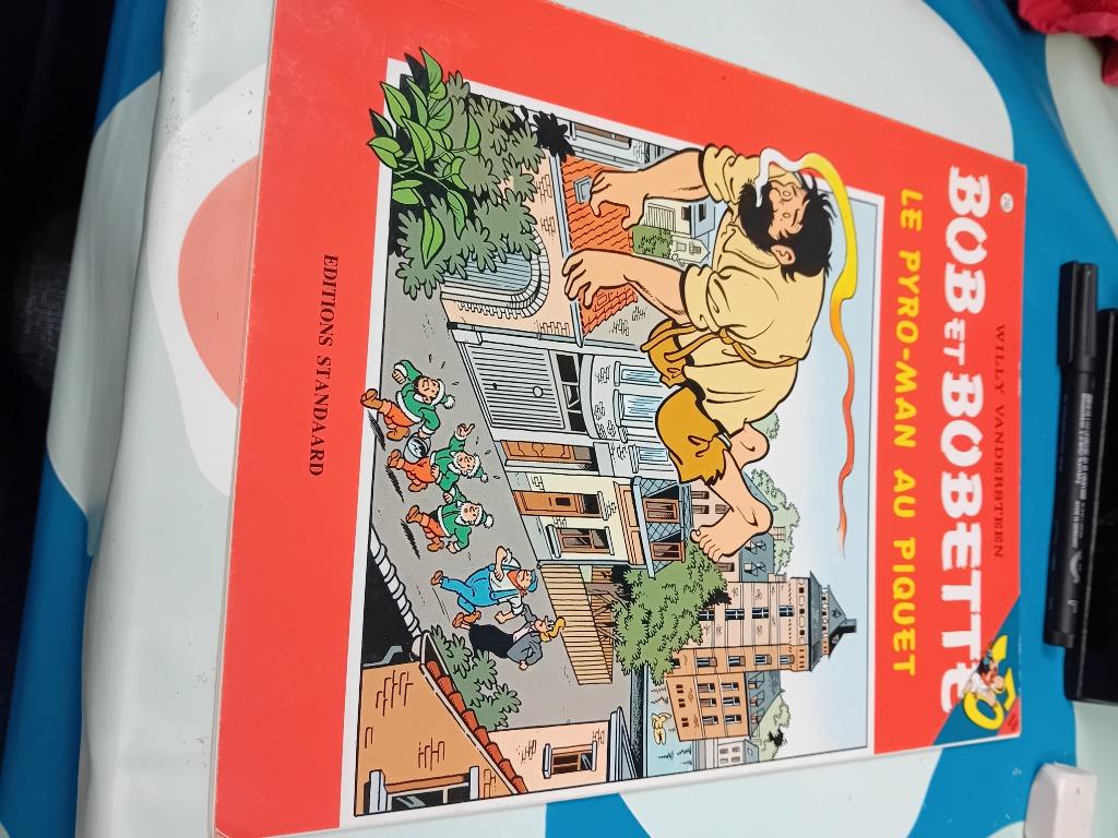 Bob et bobette le pyro-man au piquet, Une BD, Enlèvement, Utilisé