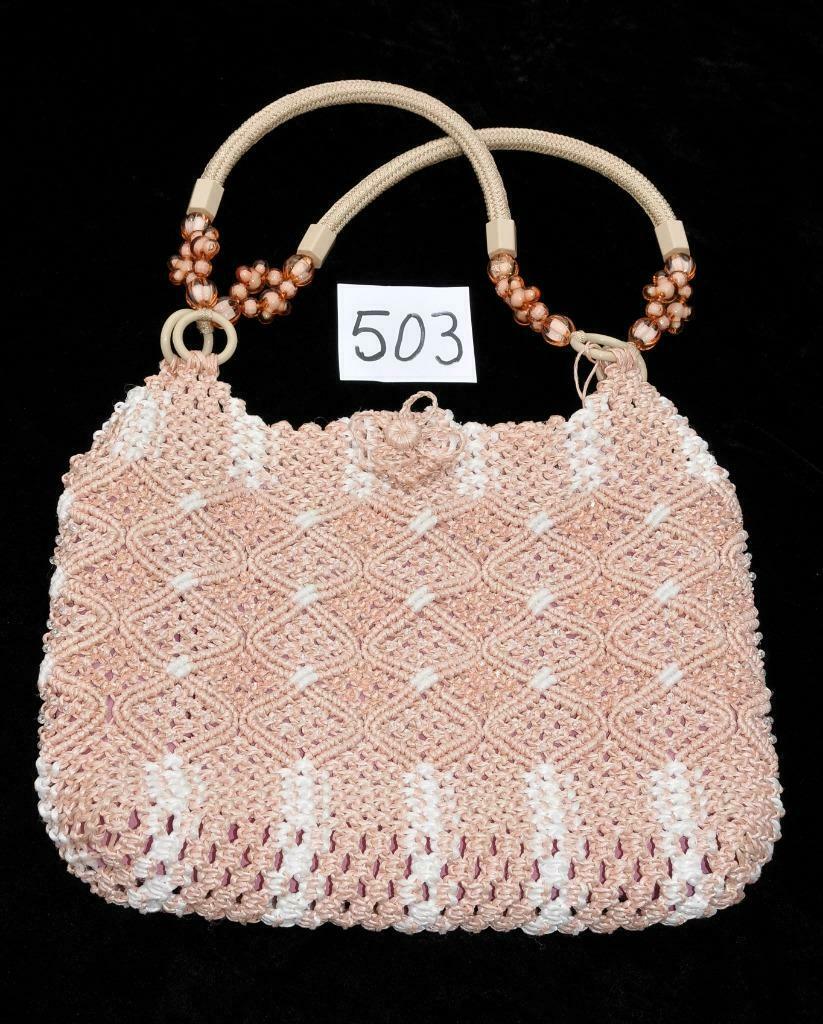 Gevlochten damestas F503, Ophalen of Verzenden, Nieuw, Beige, Handtas