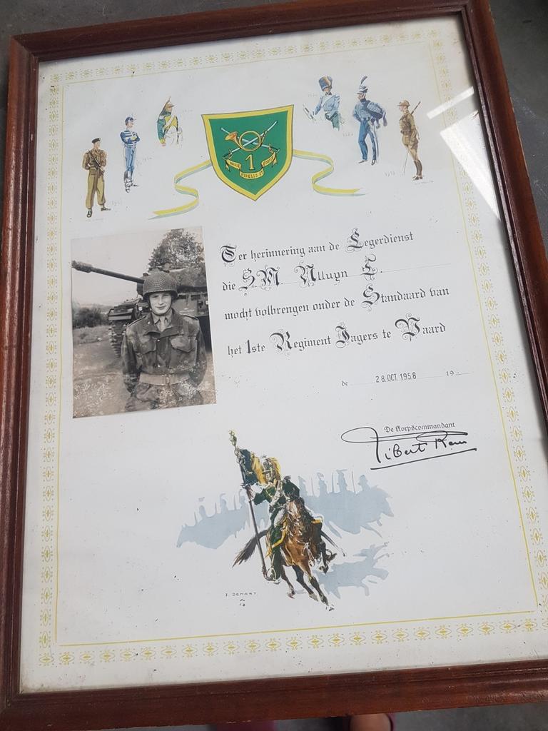 Diploma soldaat, Verzamelen, Ophalen