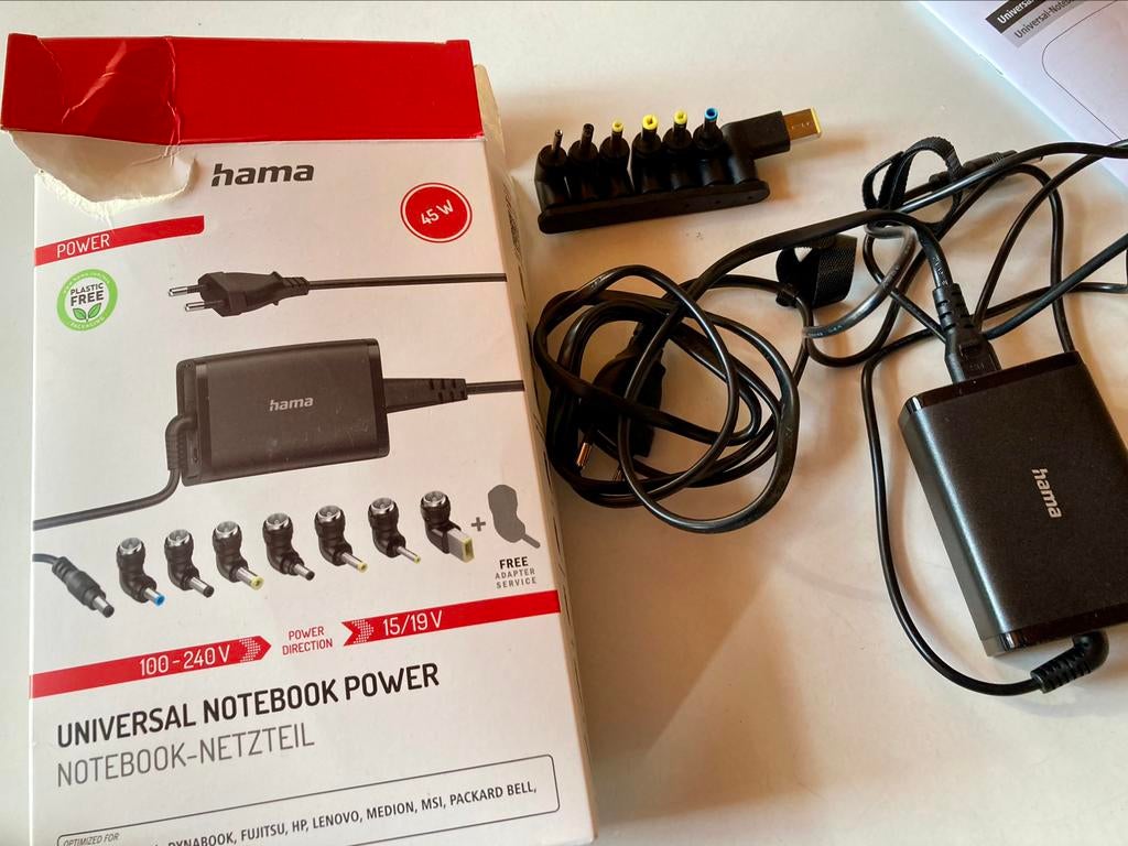 Hama Blic secteur universel pour ordi portable, Informatique & Logiciels, Enlèvement ou Envoi, Neuf