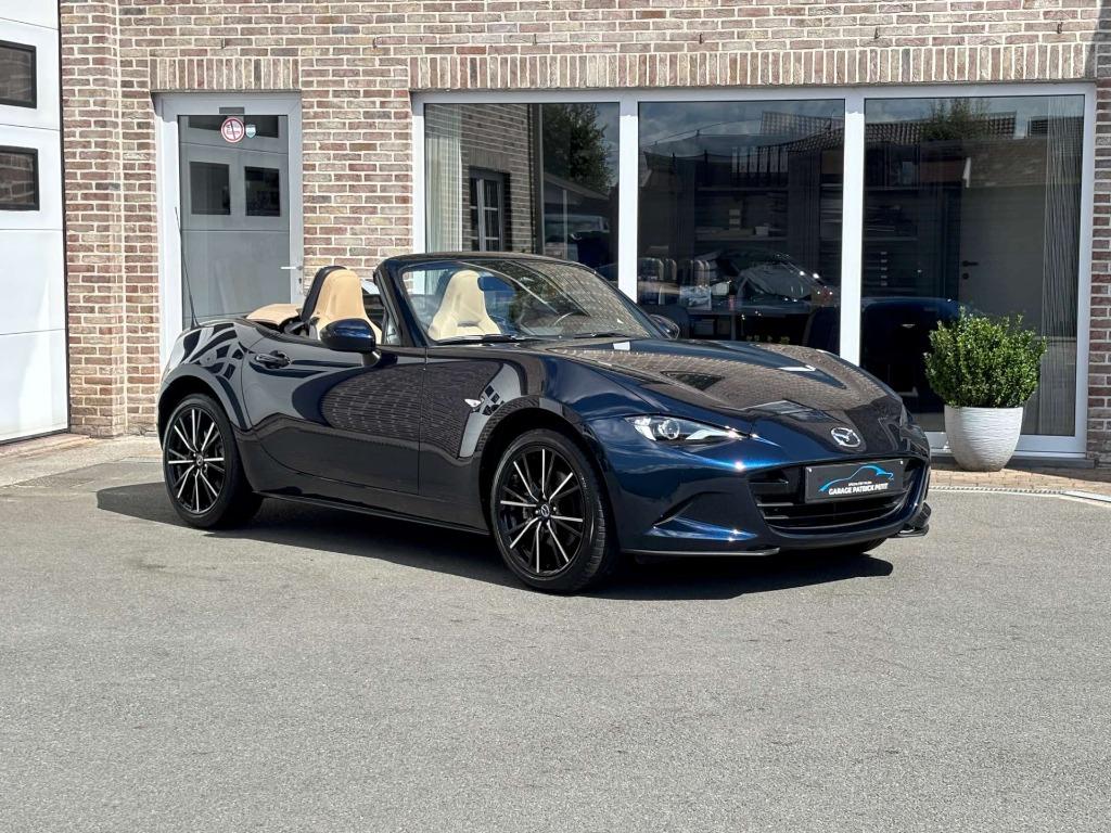 Mazda MX-5 2.0 ND KAZARI / Model 2024 / 14000km, Autos, Mazda, Cuir, Entreprise, Boîte manuelle, Entretenue par le concessionnaire
