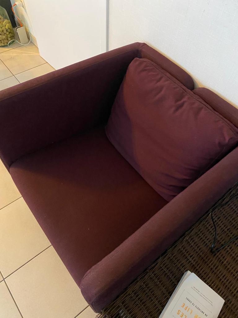 Ikea sofa EKERO paars, Enlèvement, Comme neuf, Tissus