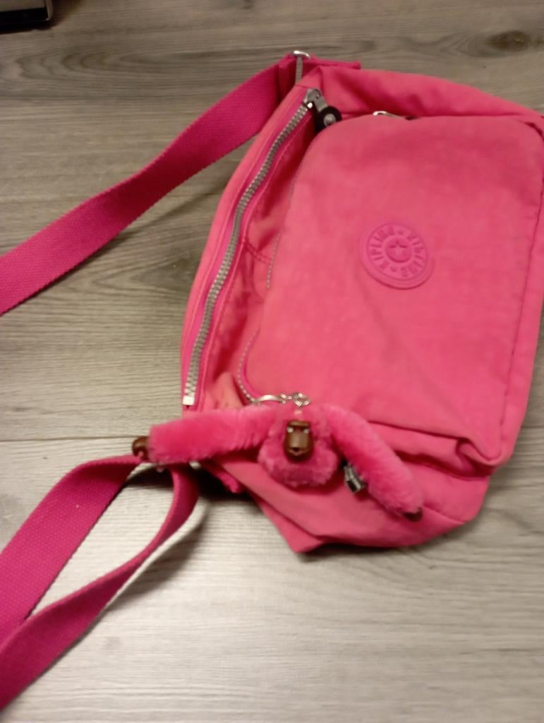 Roze Kipling tasje, Enlèvement, Comme neuf, Rose