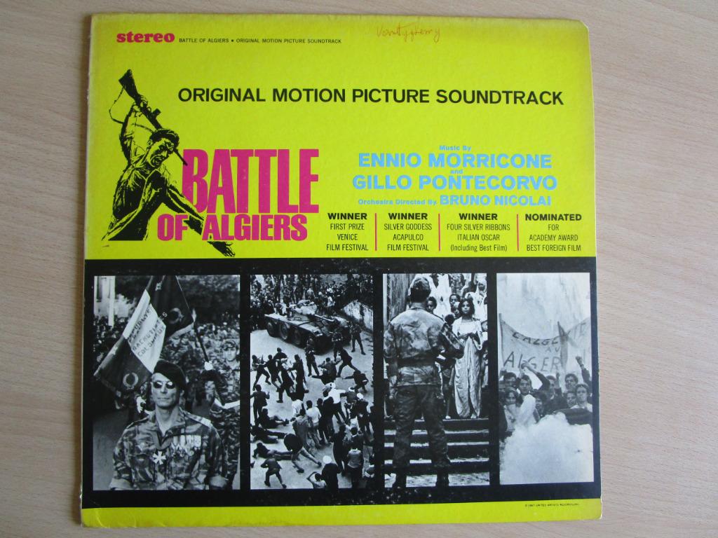 ENNIO MORRICONE = BATTLE OF ALGIERS   - LP FILMMUZIEK, Cd's en Dvd's, Vinyl | Filmmuziek en Soundtracks, Ophalen of Verzenden