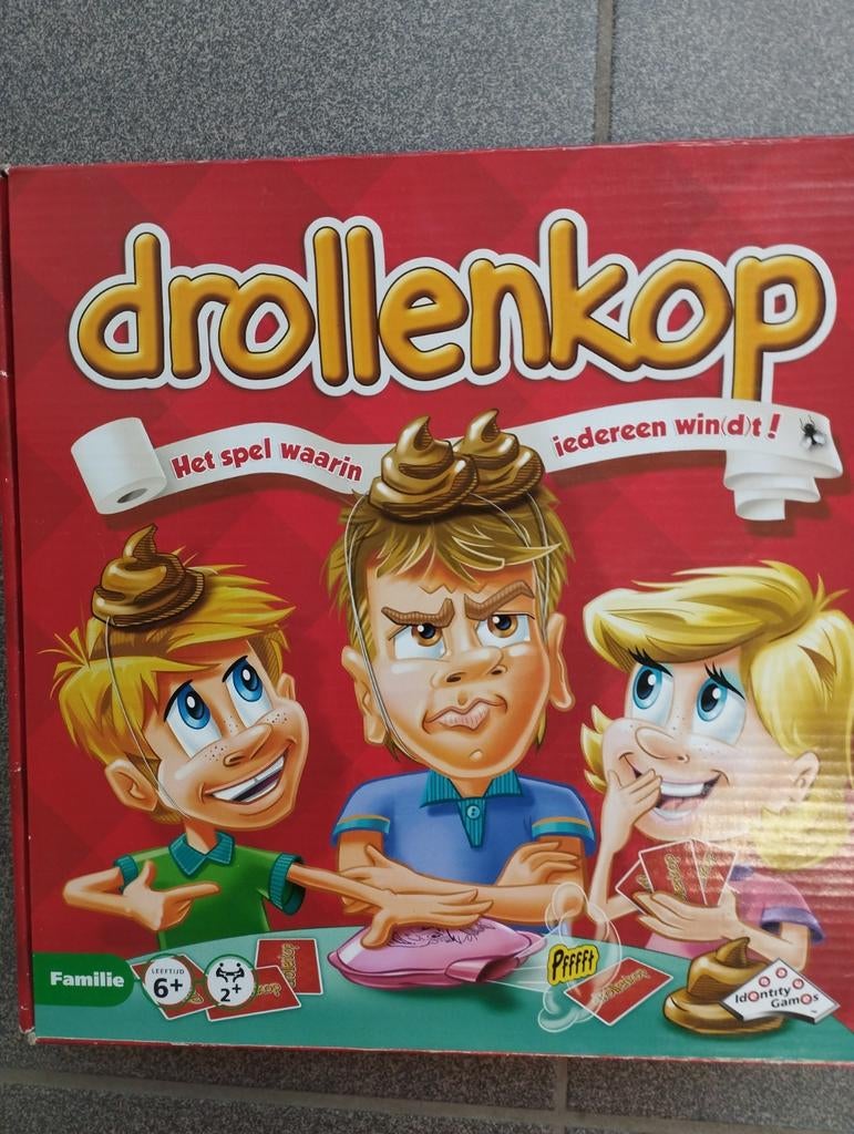 Spel drollenkop, Ophalen of Verzenden, Gebruikt
