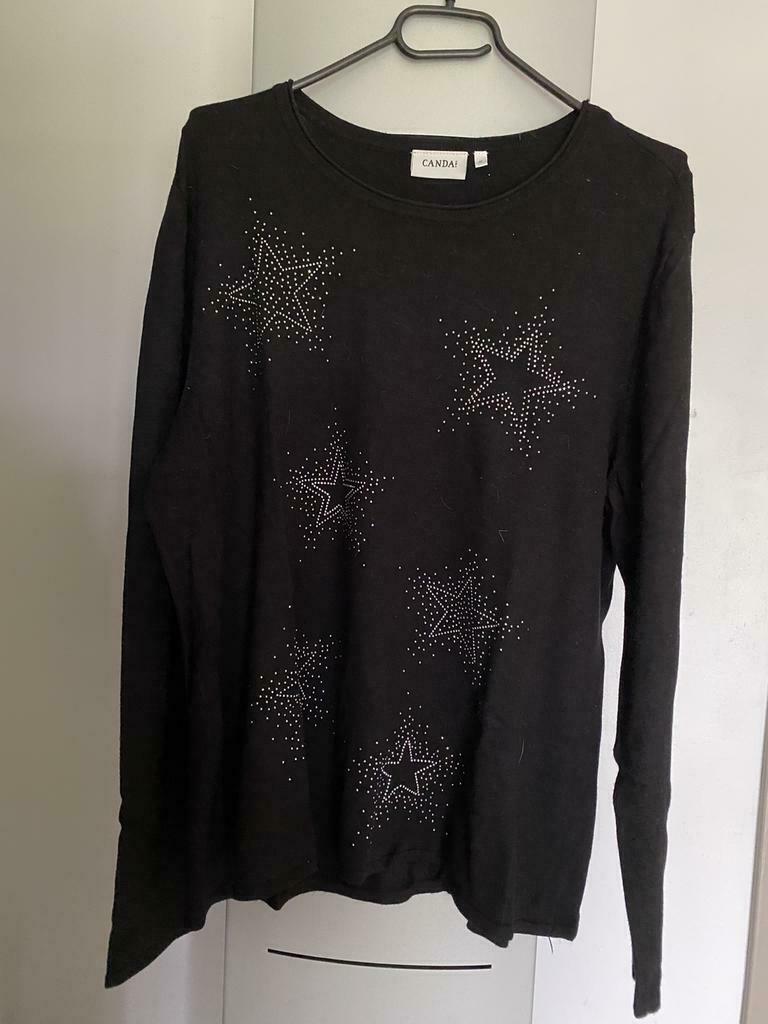 Pull noir taille M impeccable, M&S, Comme neuf, Taille 38/40 (M), Noir