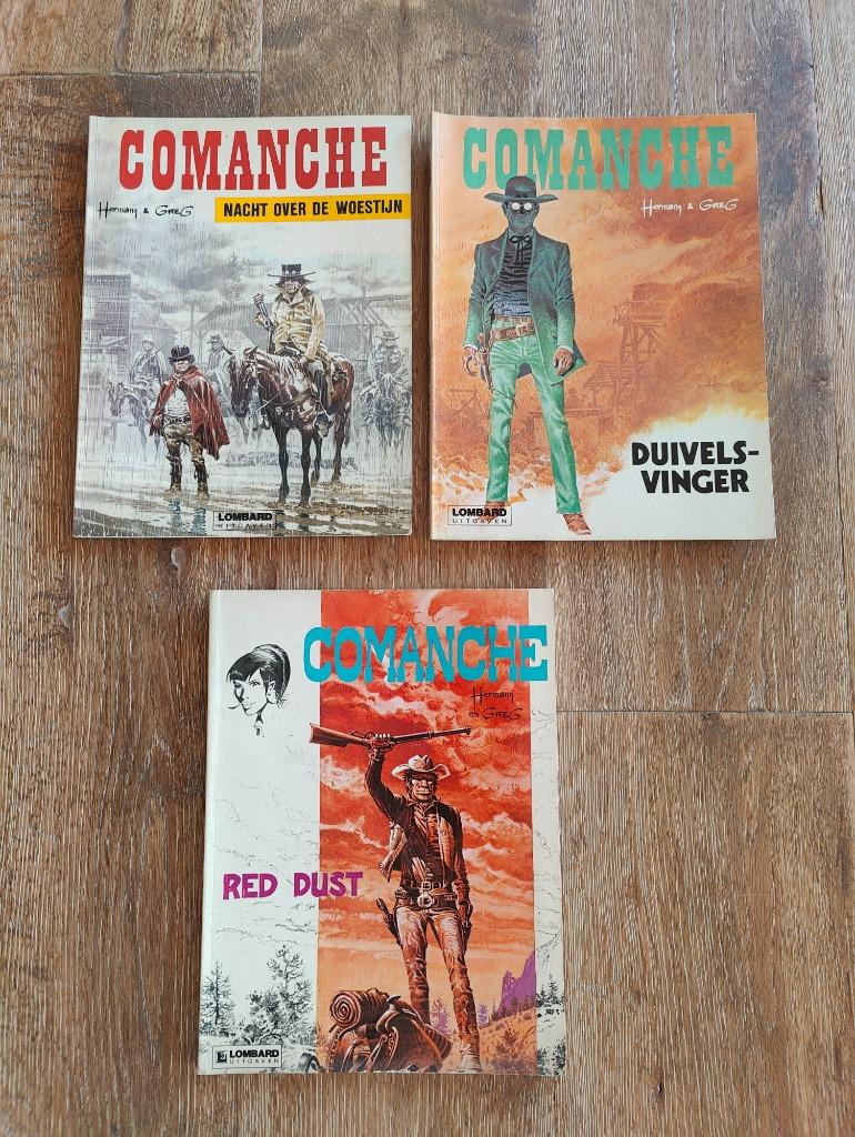 Lot 3 stripverhalen Comanche - Hermann & Greg, Enlèvement ou Envoi, Utilisé