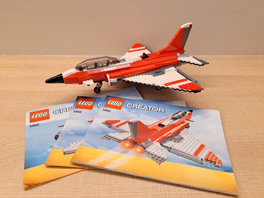 LEGO Creator 5892: grote straaljager, ZGAN, 100% compleet, Ophalen of Verzenden, Zo goed als nieuw, Complete set, Lego