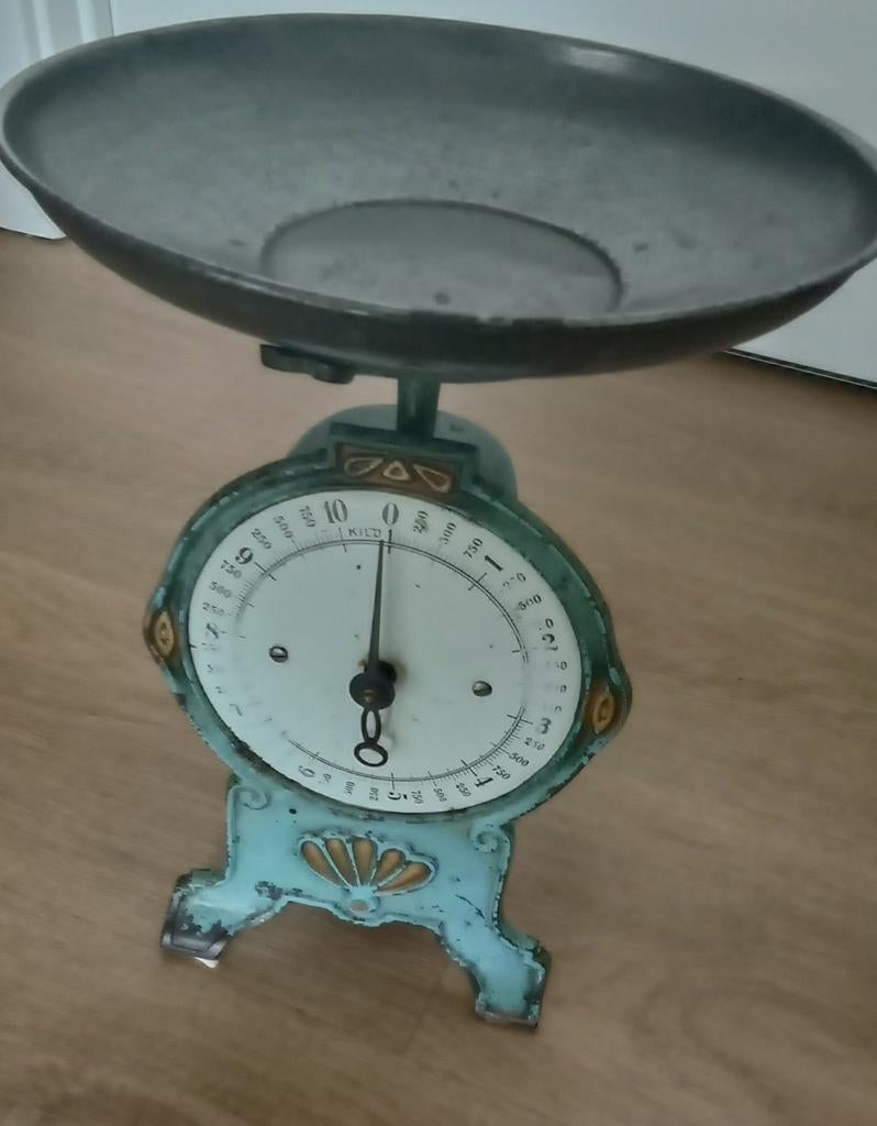 Vintage keukenweegschaal, Antiek en Kunst, Antiek | Keukengerei, Ophalen of Verzenden