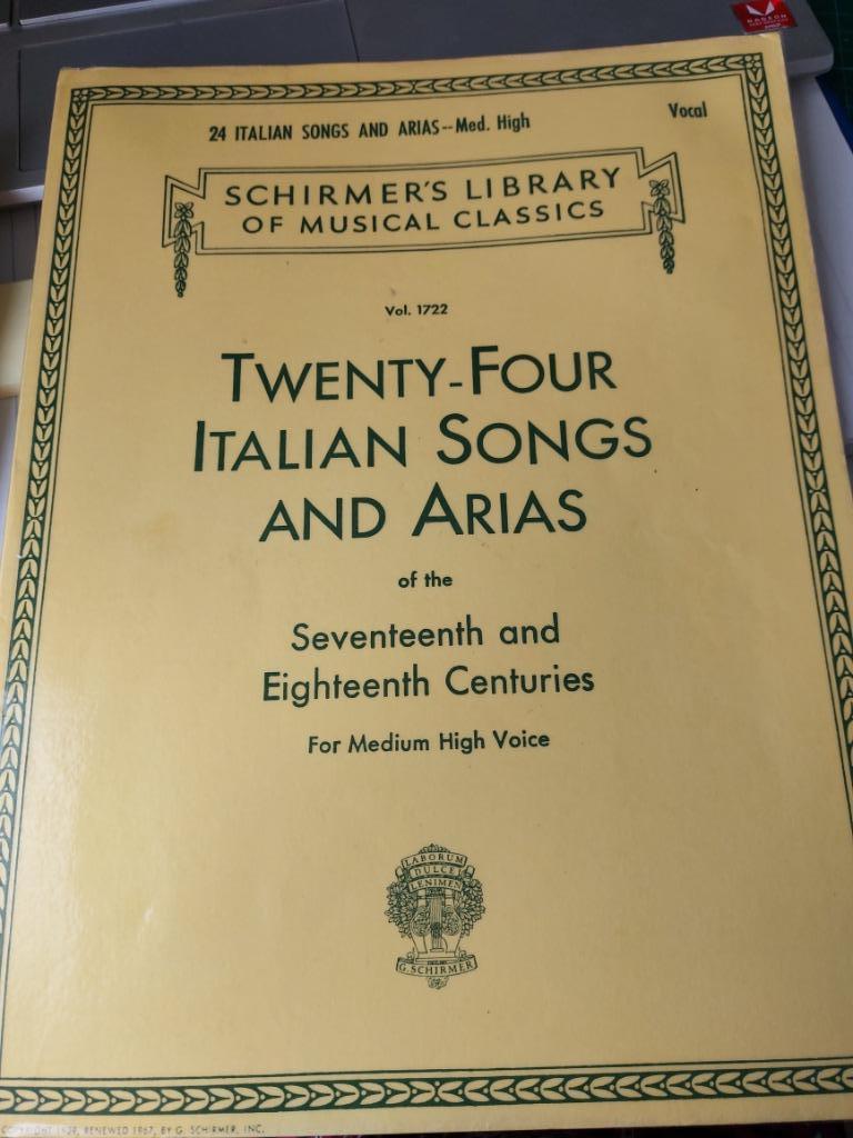 Chansons et arias italiennes, Livres, Musique, Utilisé, Général, Enlèvement