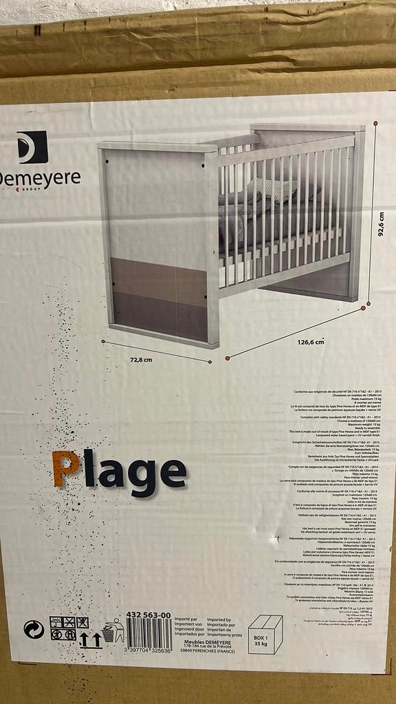 Babybedje Demeyere, Ophalen, Nieuw