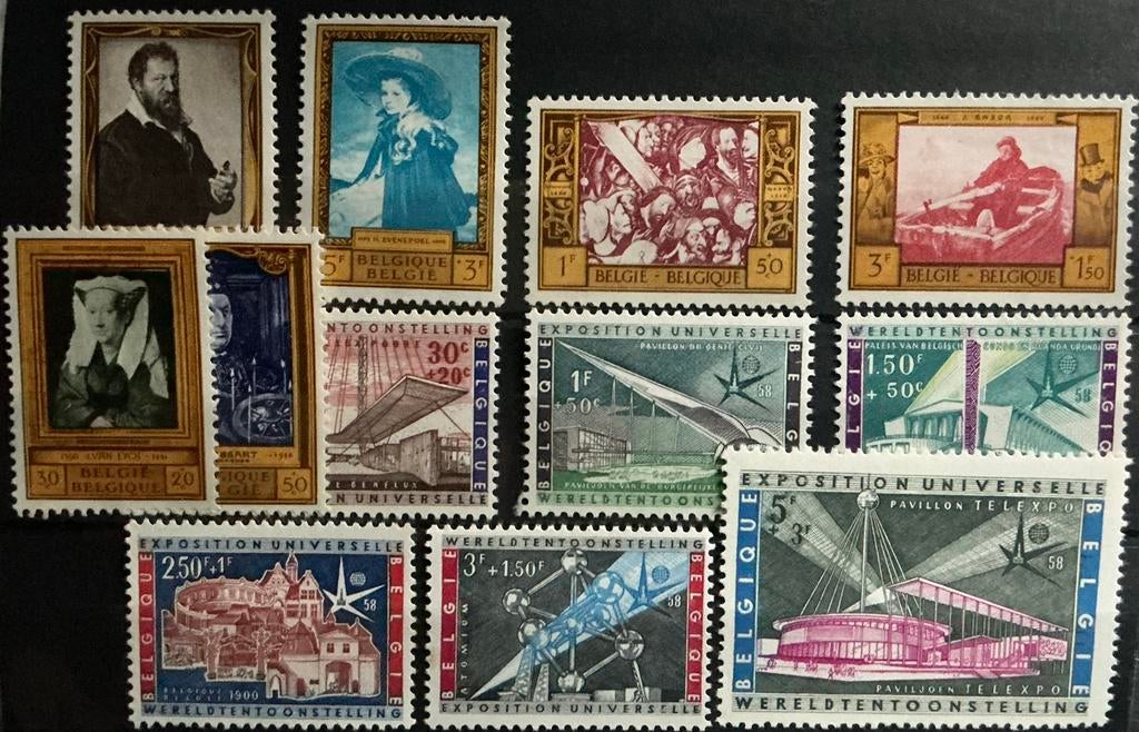 LOTVERKOOP 309. MNH. **.2 reeksen, Ophalen of Verzenden, Postfris, Orginele gom, Postfris