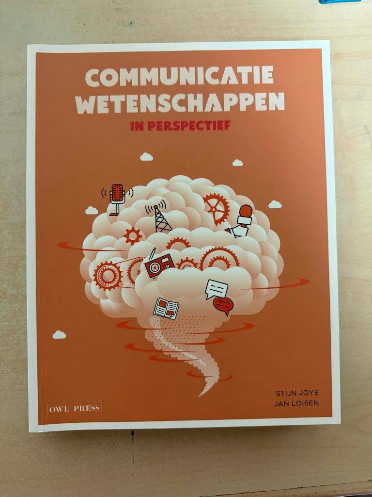 Communicatiewetenschappen - In Perspectief, Boeken, Studieboeken en Cursussen, Ophalen, Zo goed als nieuw, Hoger Onderwijs