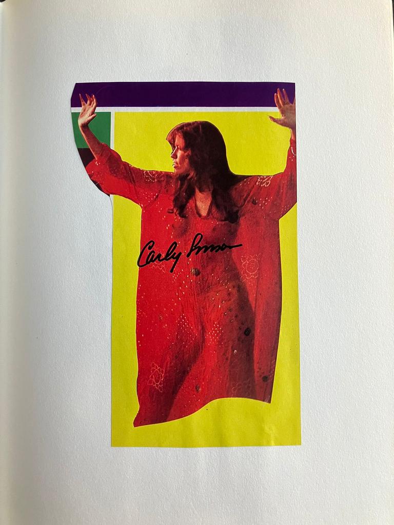 Handtekening Carly Simon, Verzamelen, Muziek, Artiesten en Beroemdheden, Ophalen of Verzenden