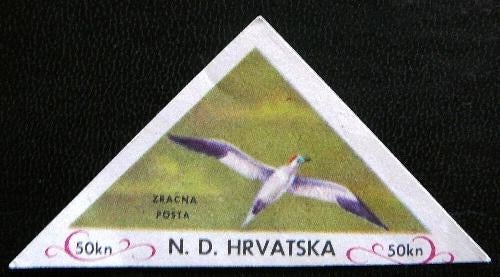 Kroatië - Vogel, Postzegels en Munten, Ophalen of Verzenden, Postfris, Dier of Natuur