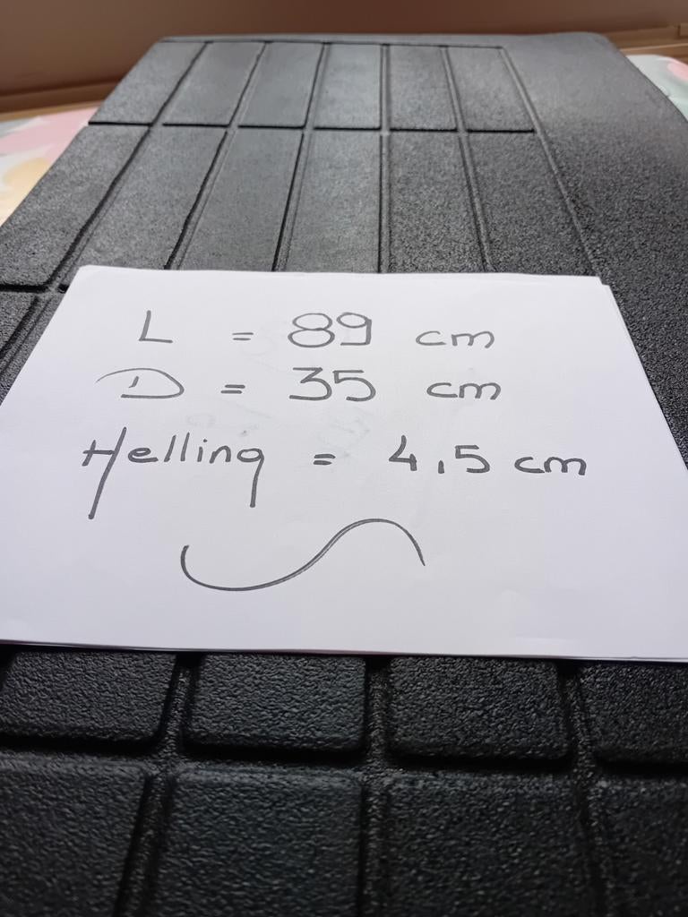 Rolstoelhelling drempels + deurramen ., Huis en Inrichting, Stoffering | Vloerbedekking, Ophalen, Zwart, Overige typen, Nieuw