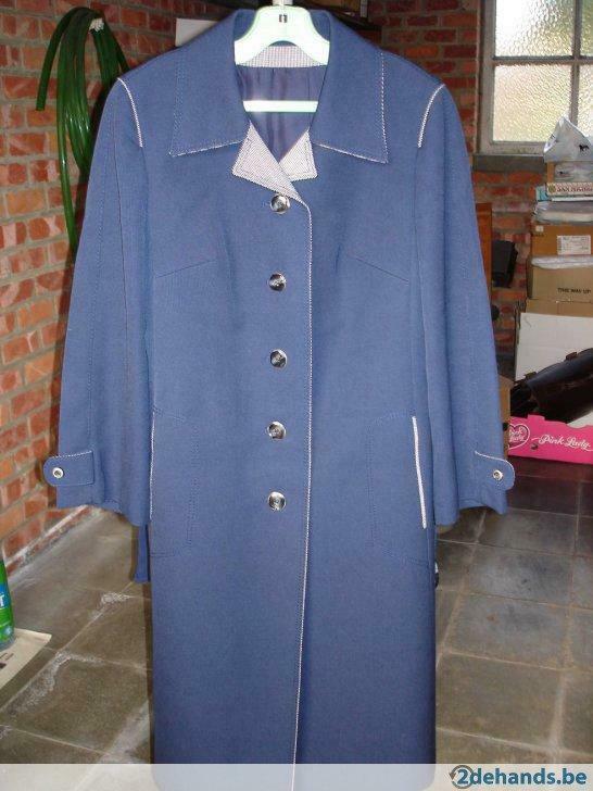 mooie herfst/winterjas - maat 40, Ophalen, Nieuw, Maat 38/40 (M), Blauw