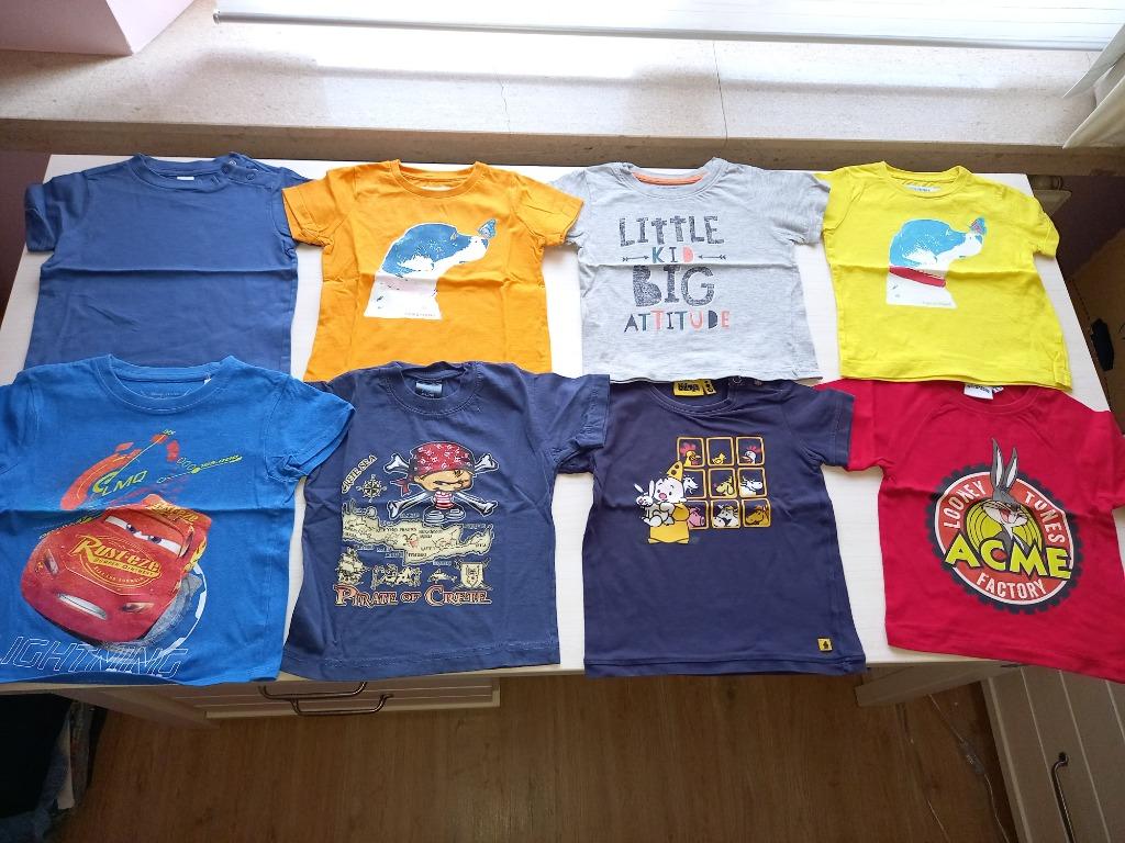 Nieuwstaat, groot pakket t-shirts maat 92 - 2 jaar jongen, Ophalen of Verzenden, Zo goed als nieuw, Shirt of Longsleeve, Jongen
