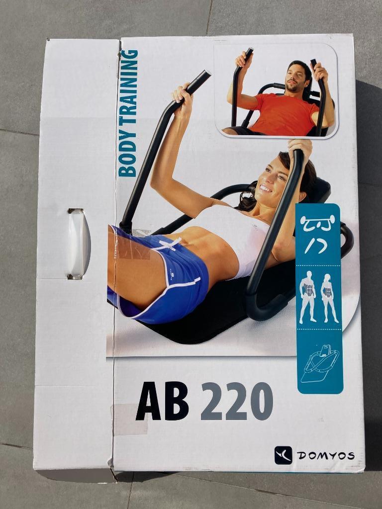 « Entraîneur de muscles abdominaux Domyos AB 220 — En pleine, Sports & Fitness, Enlèvement ou Envoi, Comme neuf, Synthétique, Autres types