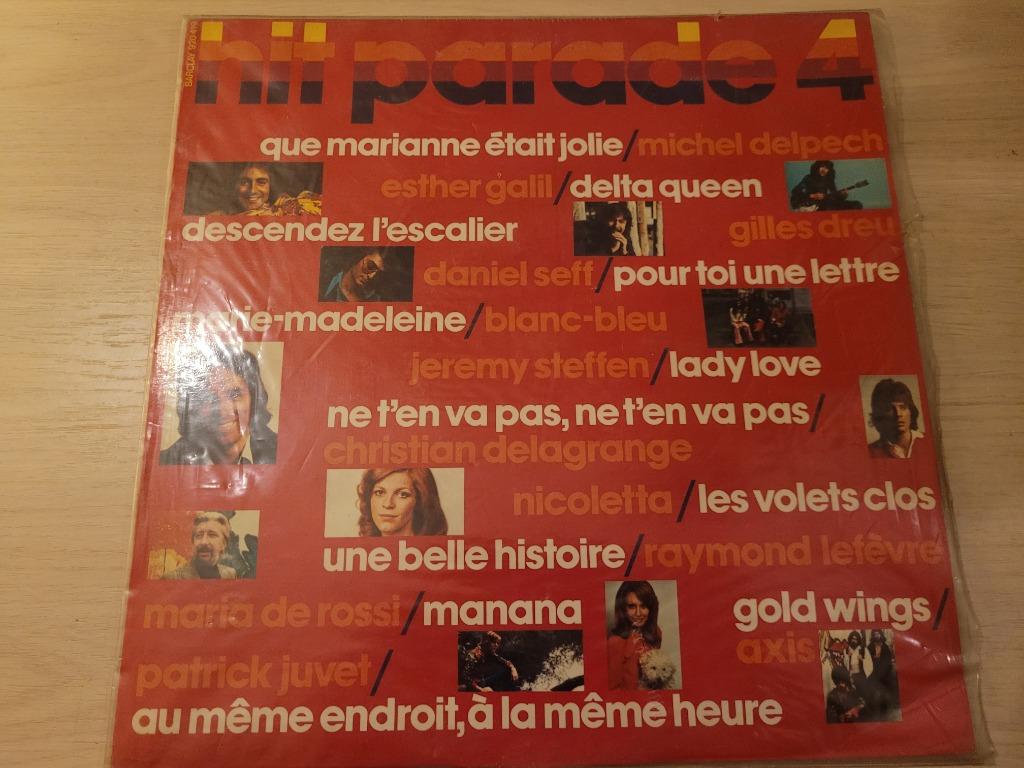 Disque vinyl 33 tours  Hit Parade 4, Enlèvement ou Envoi, Comme neuf, Pop