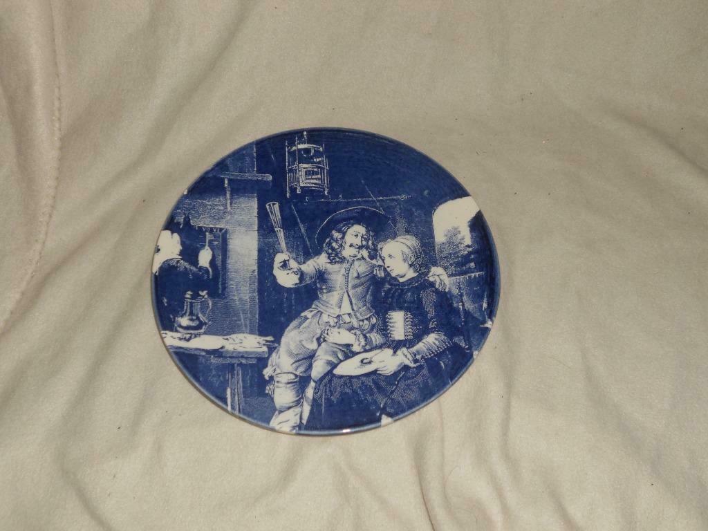 delfs bord met koppel, Ophalen