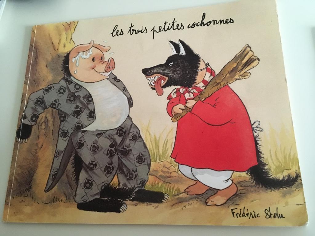 Livre Les trois petites cochonnes, Ecole des loisirs, Enlèvement ou Envoi, Utilisé, Garçon ou Fille, Contes (de fées)