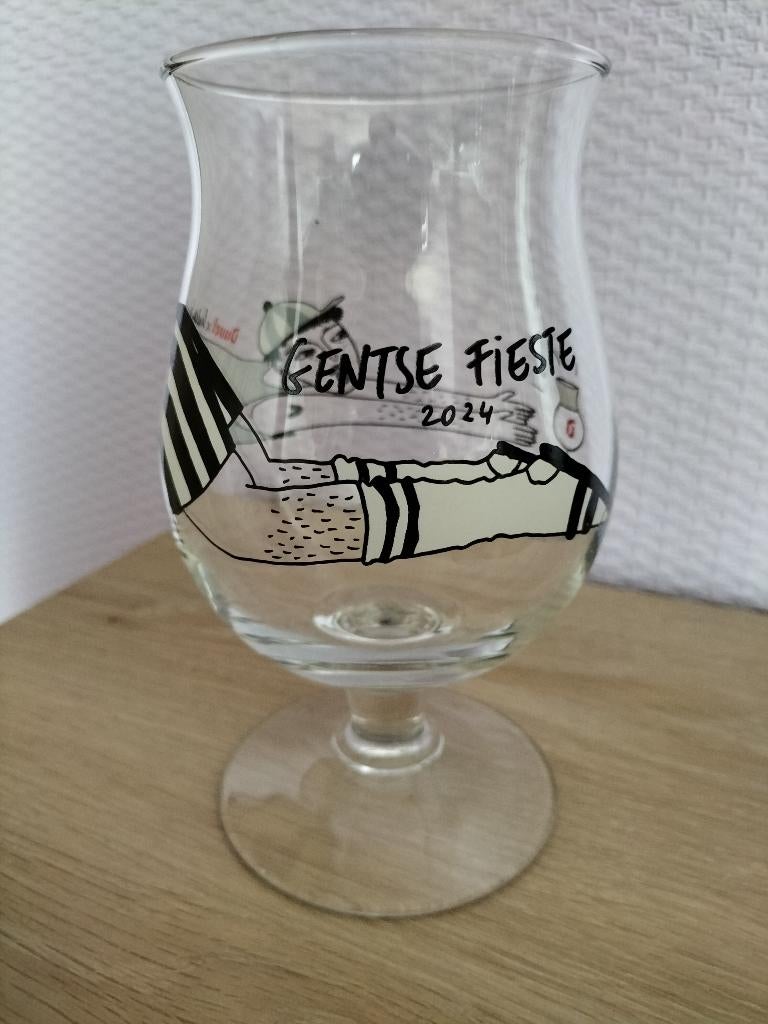 Duvelglas GF 2024, Ophalen of Verzenden, Zo goed als nieuw, Glas of Glazen, Duvel