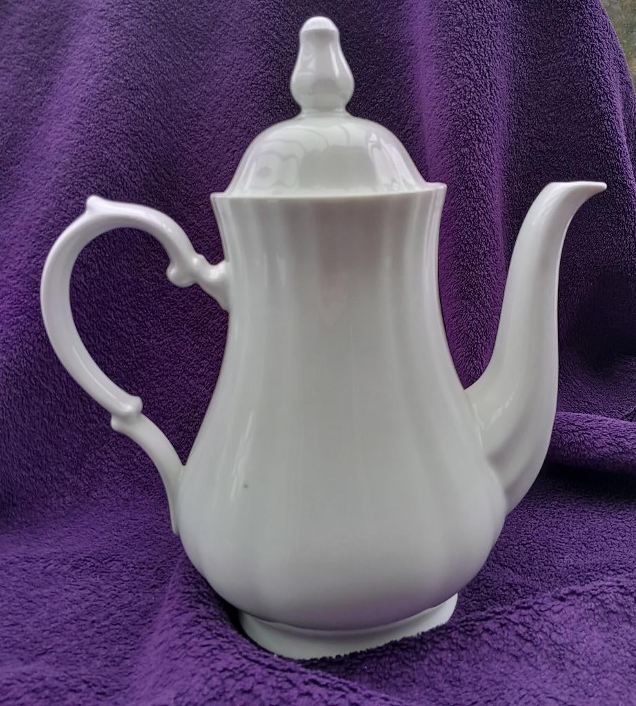 Koffiepot porselein, Ophalen