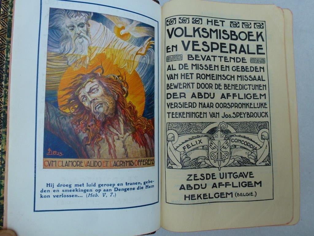 Het volksmisboek en vesperale zesde uitgave Affligem 1939, Ophalen of Verzenden