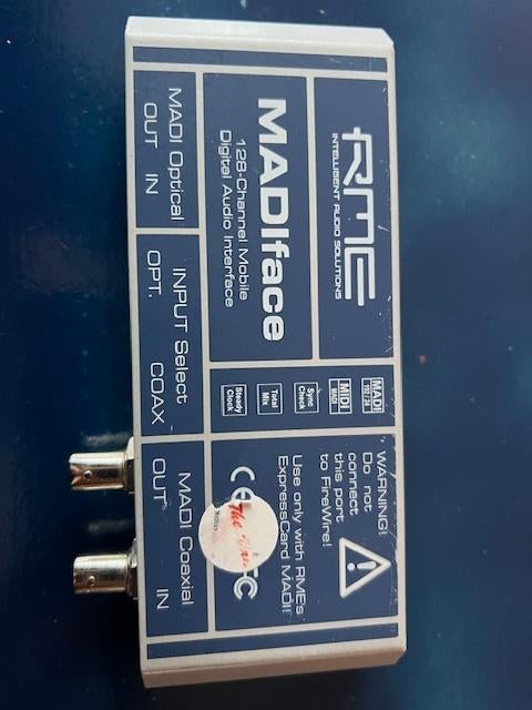 RME HDSPe MADIFACE, Ophalen, Zo goed als nieuw, Audio