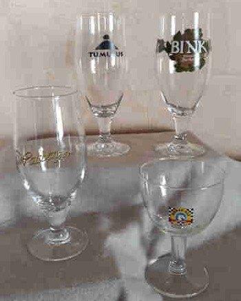 Bier glazen, Ophalen