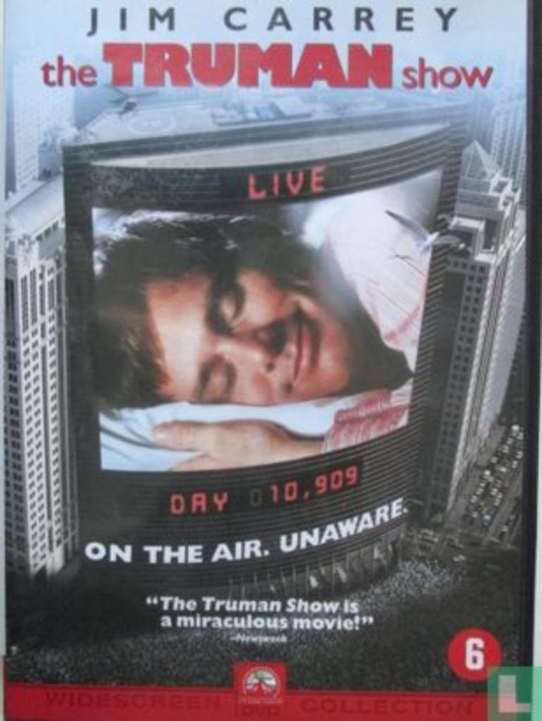 the truman show ( jim carrey , ed harris ), Cd's en Dvd's, Ophalen of Verzenden, Zo goed als nieuw