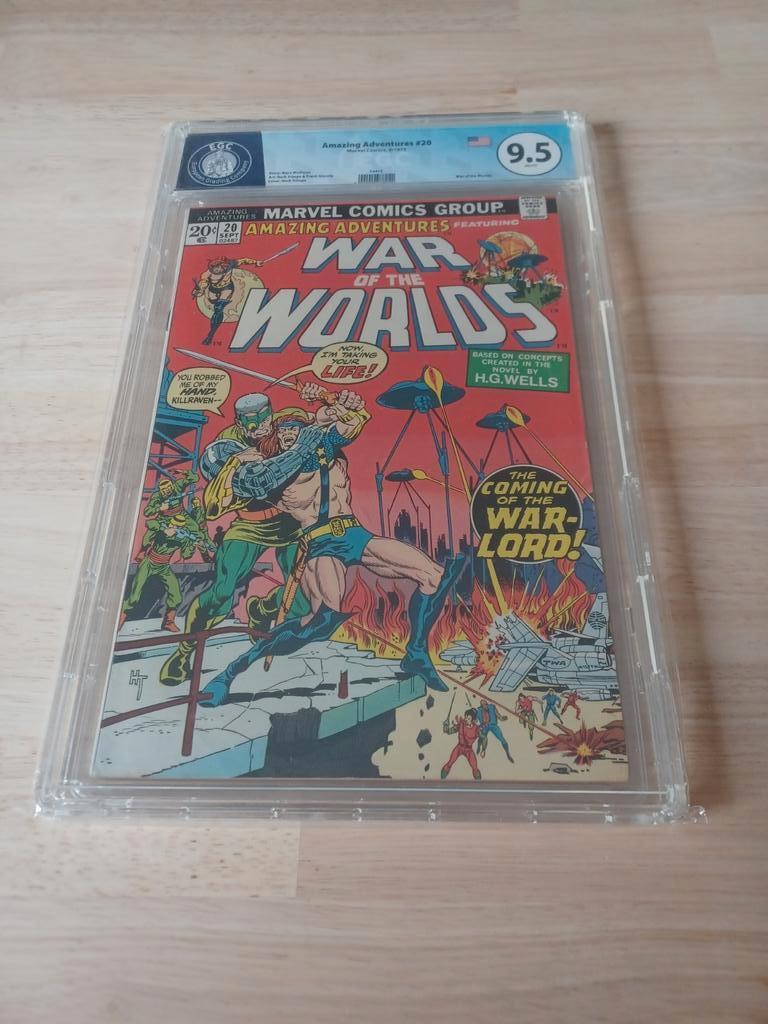 War of the Worlds graded comic 9.5 (1973), Enlèvement ou Envoi, Neuf