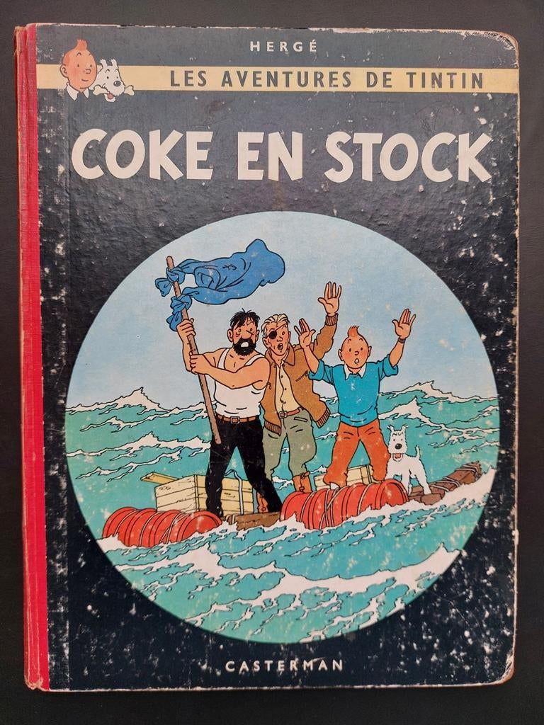 TINTIN Coke en Stock EO B24 1958, Enlèvement ou Envoi