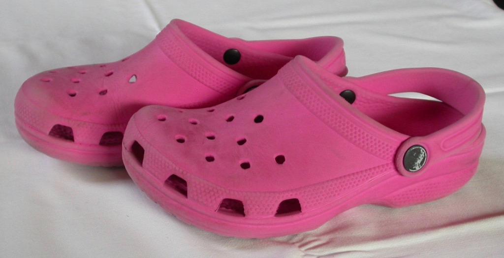CROCS rose  pt 30 -31, Enlèvement ou Envoi, Utilisé, Fille