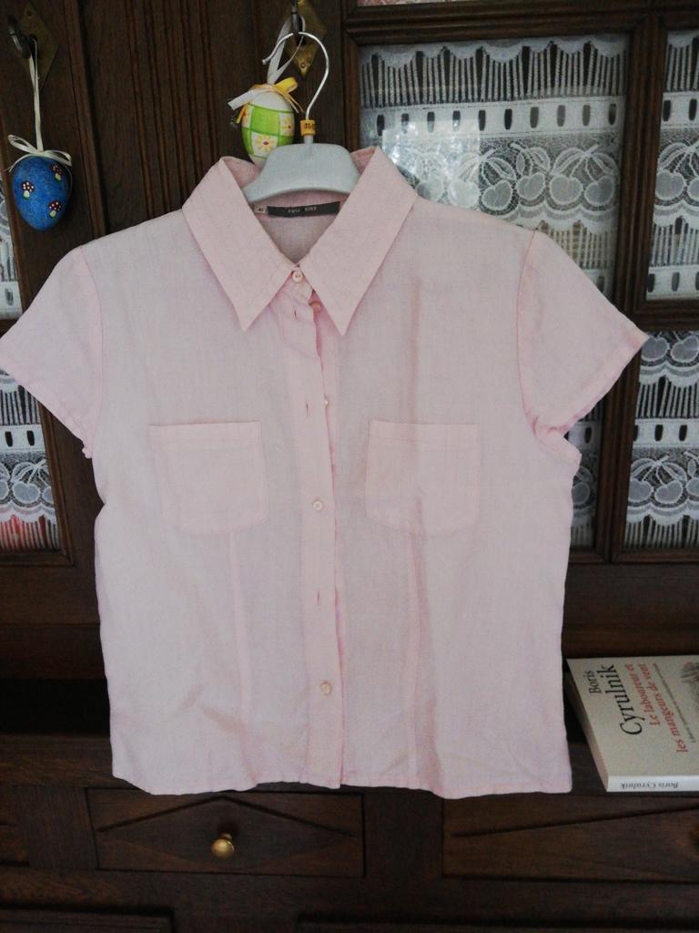 Chemisier dame en lin. Rose. Feu Vert. Taille 40., Vêtements | Hommes, Enlèvement ou Envoi, Comme neuf, Vert