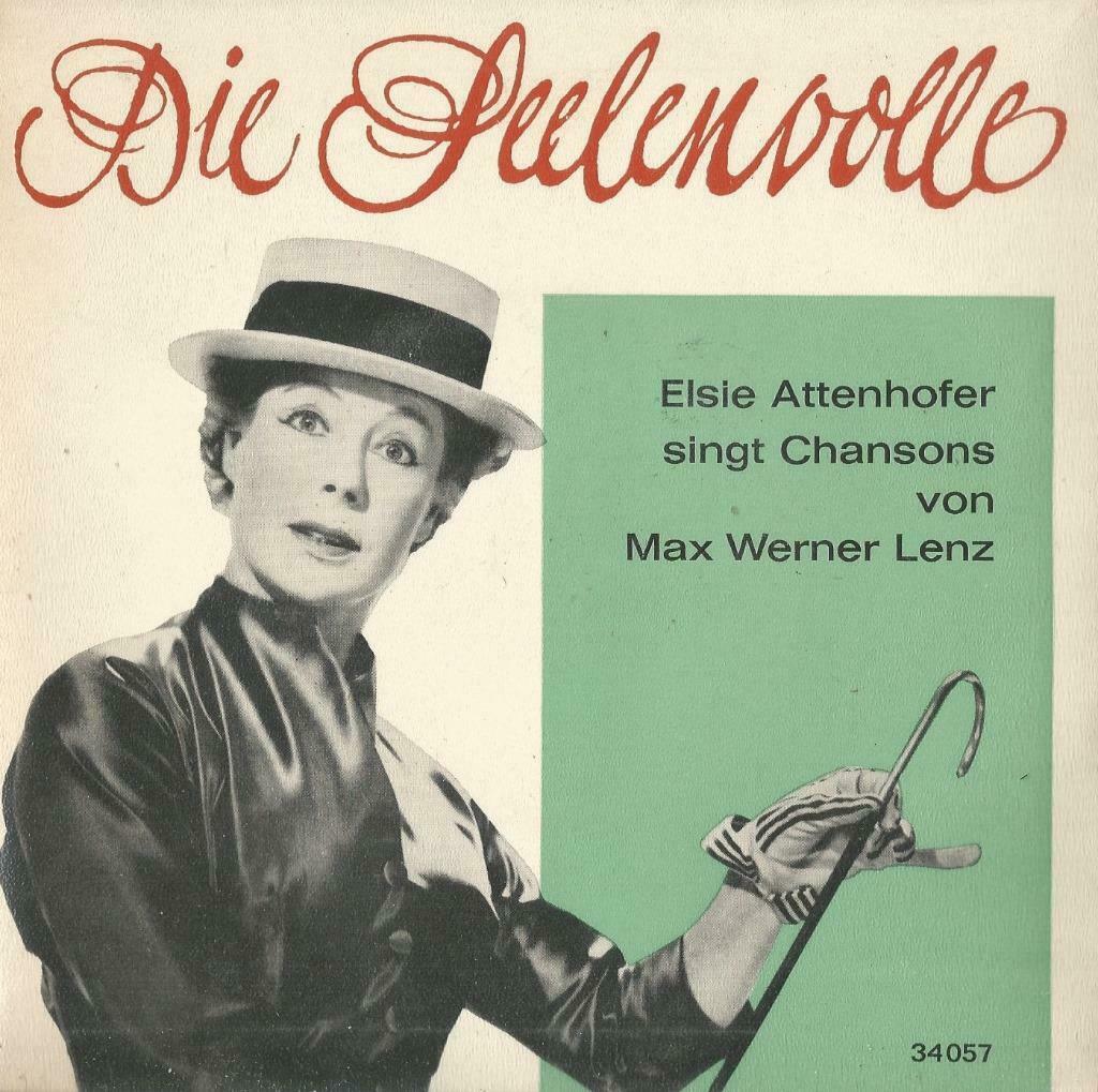 Elsie Attenhofer sings Max Werner Lenz – Single - EP, CD & DVD, Vinyles Singles, Enlèvement ou Envoi, Utilisé, Classique