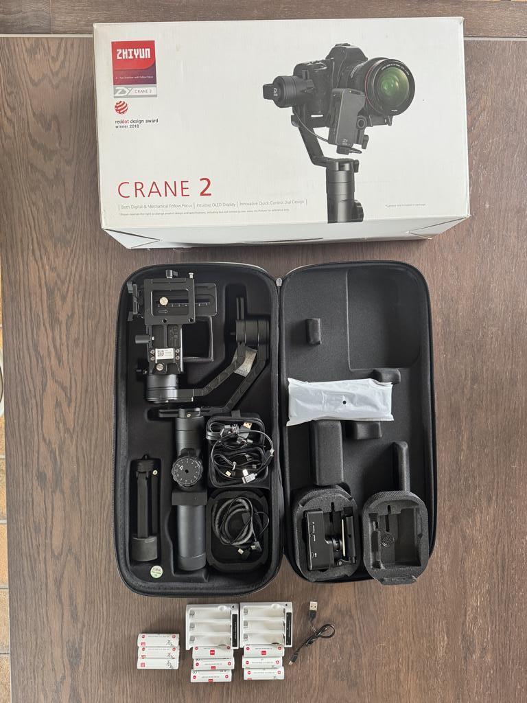 Zhiyun Crane 2 gimbal, Enlèvement, Comme neuf, Moins de 150 cm, Trépied