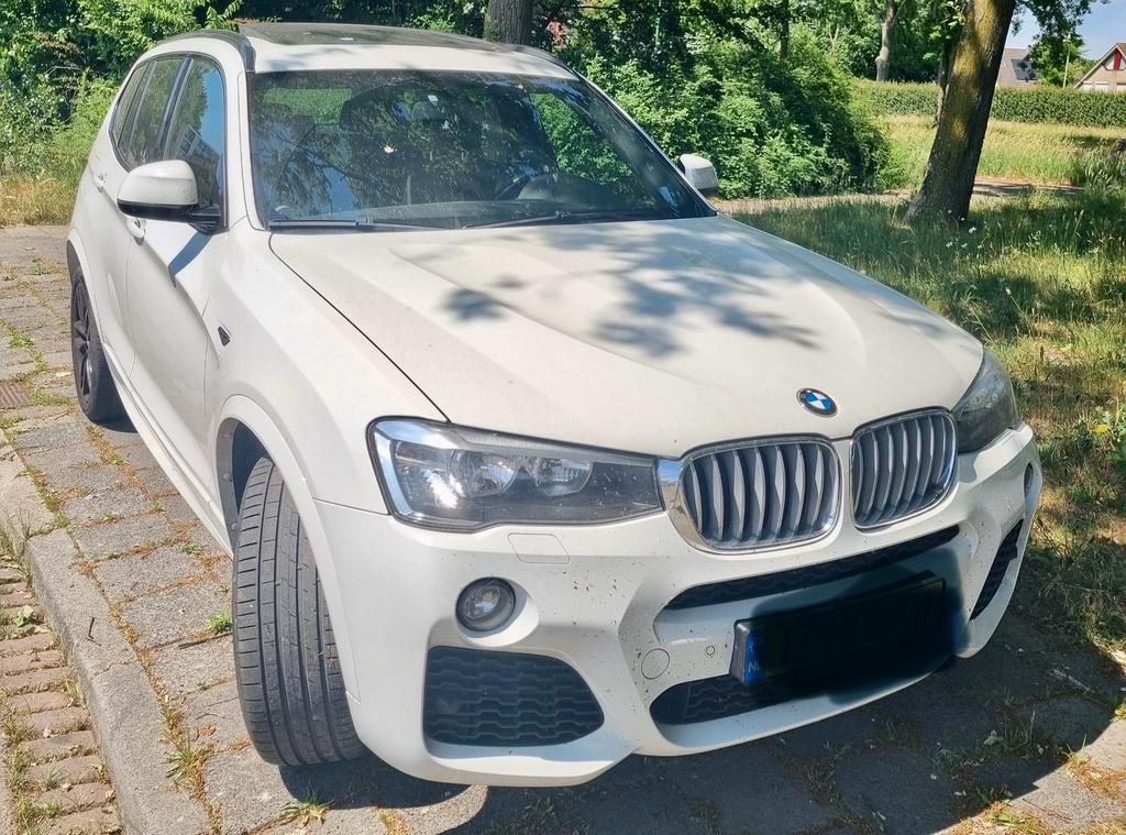 BMW X3 Xdrive 35d high executive panoramadak, Auto's, Automaat, Wit, Leder, Bruin