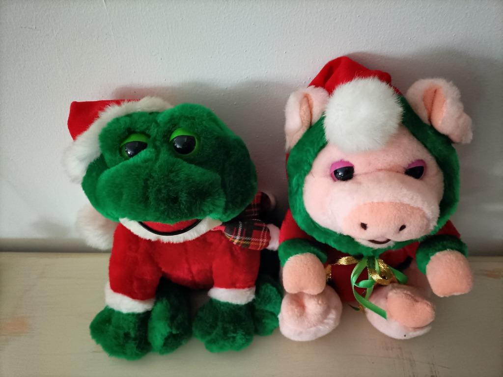 Kermit en miss Piggy (Muppets) met animatie, Enlèvement ou Envoi, Comme neuf