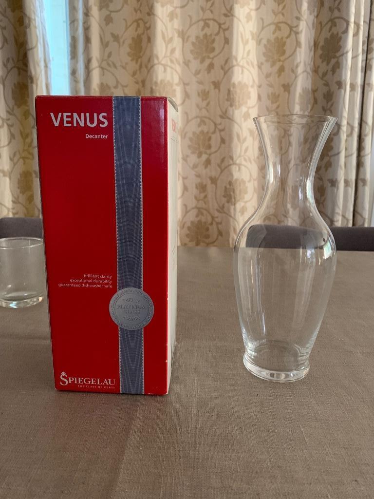 Caraffe à décanter Spiegelau, Huis en Inrichting, Keuken | Servies, Zo goed als nieuw, Overige typen, Overige stijlen, Glas, Ophalen