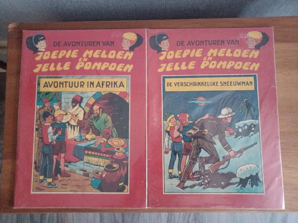 Strips joepie meloen en jelle pompoen, Boeken, Meerdere stripboeken, Ophalen of Verzenden, Zo goed als nieuw