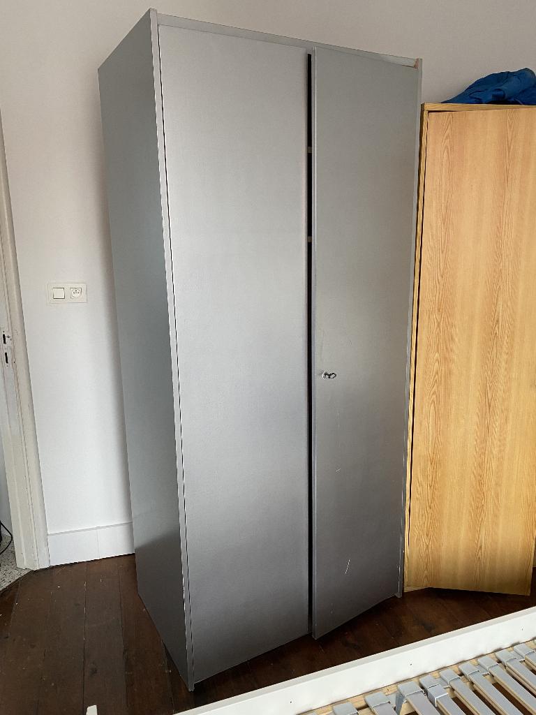 Kleerkast, Huis en Inrichting, Kasten | Kleerkasten, Ophalen, Met deur(en), Gebruikt, 200 cm of meer